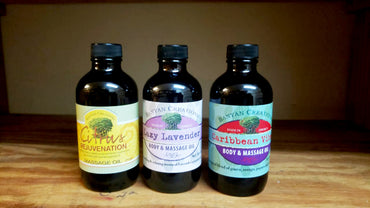 4oz Massage oil Banyan - Sweet Jamaica Shopping